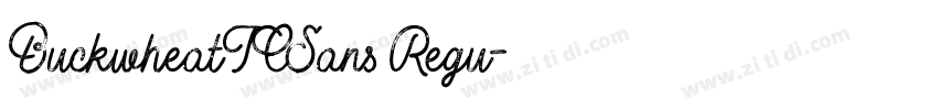 BuckwheatTCSans Regu字体转换